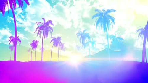 Sommerlicher Sonnenaufgang-Hintergrund