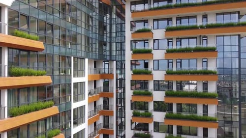 Modern Office or Residential Building Background