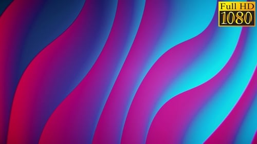Abstract Color Waves Video Background Vj Loops V2