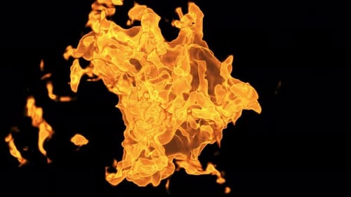 Dynamic Fluid Fire Element Animation