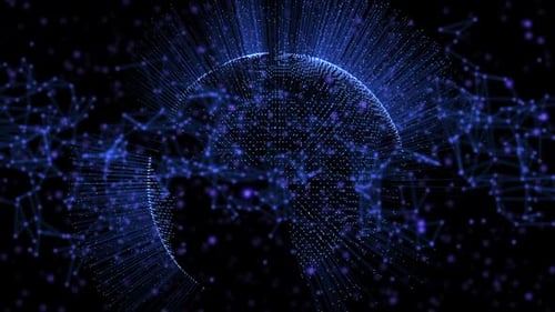 Digital Global Network Technology Data Animation