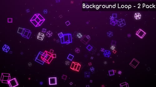 Cube And Square Moving Backgrounds