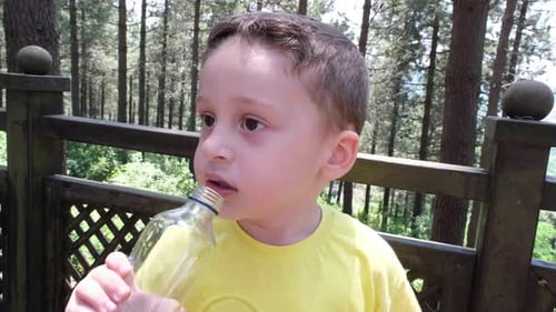 Kid Drinking Water