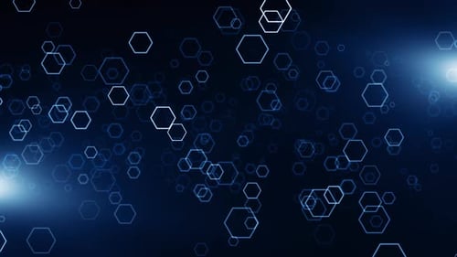 Hex Grid Ein Netzwerk von Verbindungstechnologie