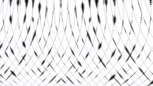 Abstract Wavy Dot Grid Background Animation
