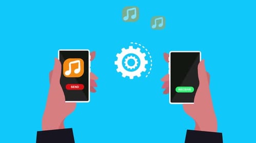Envoyer de la musique d'un appareil mobile vers un autre appareil mobile