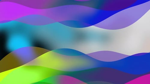 Fluid Colorful Abstract Wavy Motion Background Animation