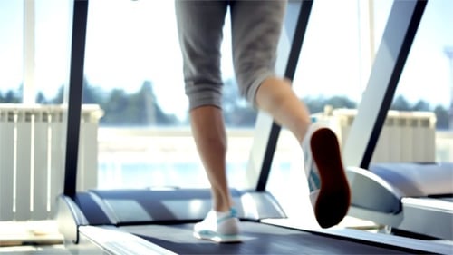 Running on a Treadmill