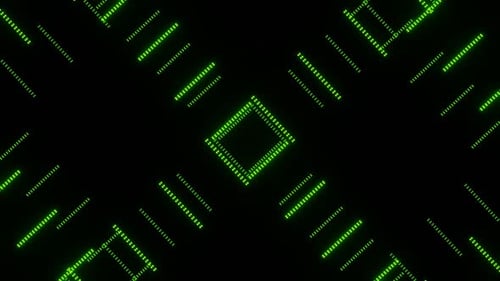 Rotation Of An Abstract Pixel Background 02