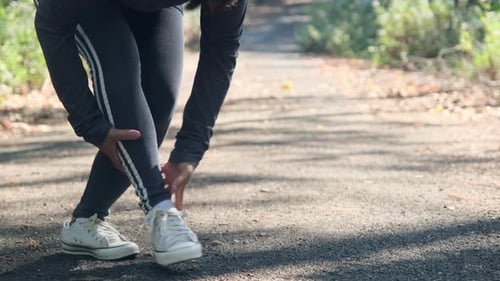 Woman Injures Ankle During Rural Walk