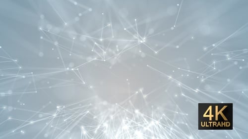 Modern Digital Network Connection Animated Background