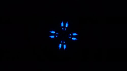 Flashs lumineux au néon de motif en boucle