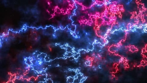 Energie Stormy Lightning im Weltraum
