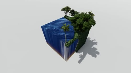 Isometric seafront