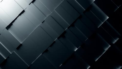 Abstract Geometric Blocks Dynamic Animated Background