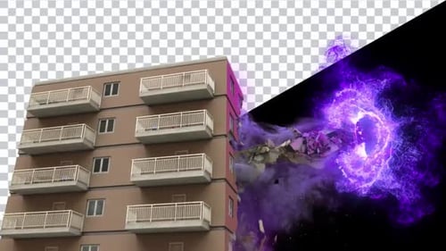 Portal Sucking A Building Inside