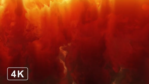 Roter aufsteigender Rauch