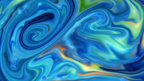 Colorful Chaos Ink Spread In Liquid Paint 9