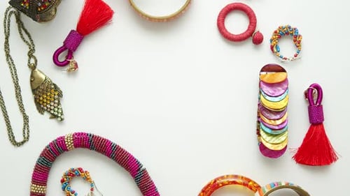 Various Elements of Jewelry for a Woman. Set of Different Style and Look Precious and Trendy Designs