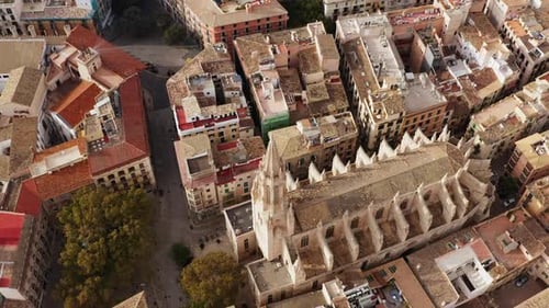 Architecture of the Catholic Church Dron Video