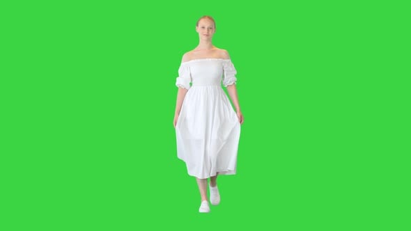 Young Woman in White Dress Walking on a Green Screen Chroma Key, People Stock Footage ft. woman & walking - Envato Young Woman in White Dress Walking on a Green Screen Chroma Key, People Stock Footage ft. woman & walking - Envato