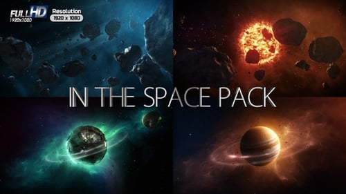 Dynamic 3D Space Backgrounds: Planets, Sun, and Asteroids