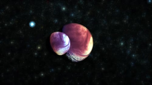 Modern Cosmic Binary Planets Animation