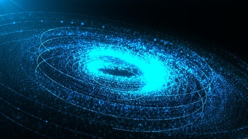 Futuristic Galaxy Background