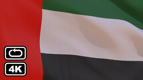 Flagge der Vereinigten Arabischen Emirate