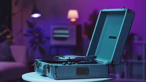 Vinyl Record Closeup