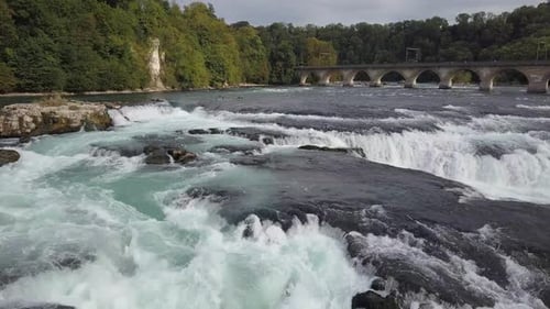 Fresh Spring Waterfall Nature Environment