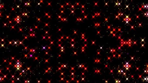 bright red glowing glowing dots wave for background