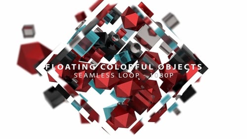 Dynamic Abstract 3D Geometric Shapes and Spheres Animation