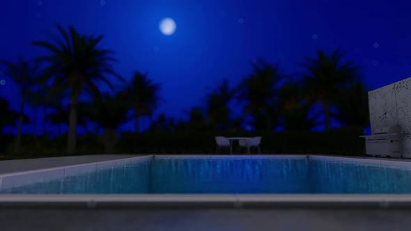 Pool Time-Lapse, Backgrounds Motion Graphics ft. tropical & pool water ...