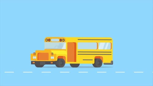 Autobús escolar de dibujos animados 4