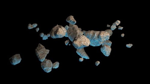 Asteroids In Space