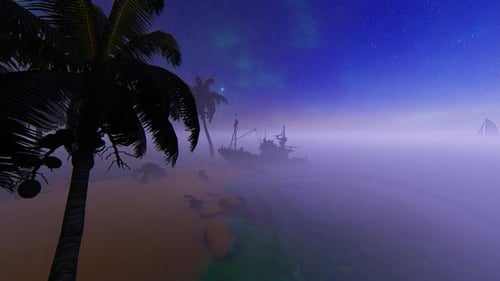 Fog At Beach 2K