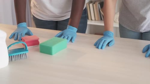 Service de conciergerie Fournitures de corvée Maid Hands Outils