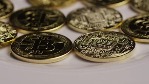 Plan rotatif de Bitcoins (cryptomonnaie numérique)