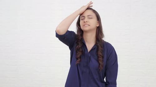 Woman Experiencing Distress and Emotional Turbulence