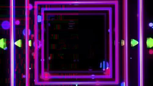 Rectangle Tunnel 02 4k