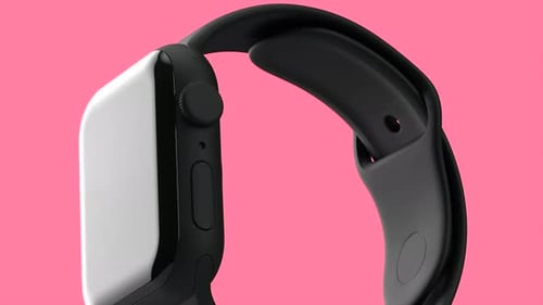 Modern technological device in slow motion