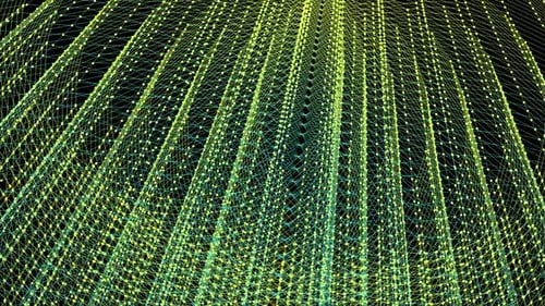 hypnotische gelbe aufsteigende Linien