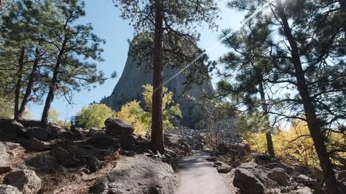 Devils Tower Butte im Herbst