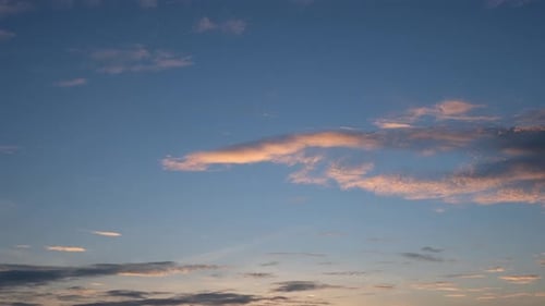 Colorful Clouds at Twilight Time Lapse