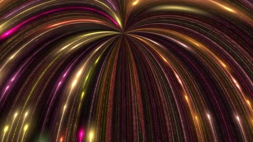 Colorful Particle Trails Radiant Loop Background Animation
