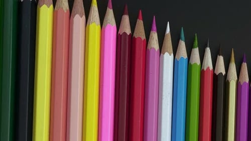 Colorful Set of Pencils