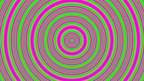 4k Abstract geometric animated seampless looping circles tunel background