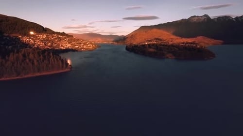 Sunset in Queenstown