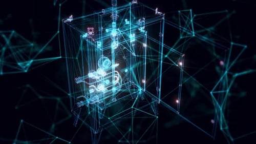 Torch Ignition Hologram Close Up 4k